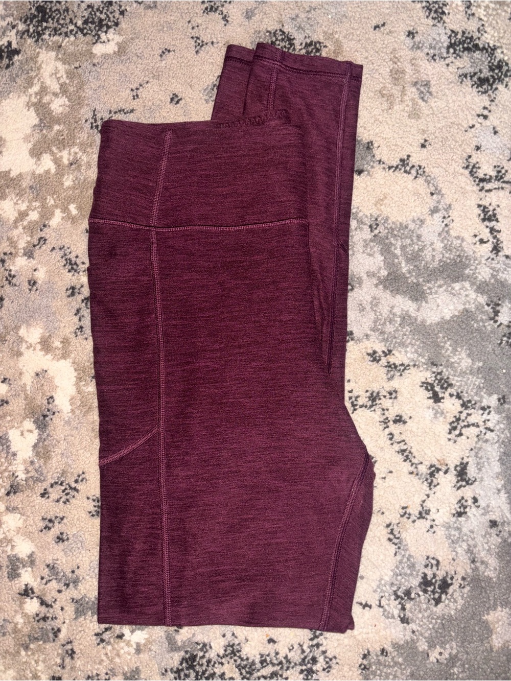 Victoria's Secret Plum Active Leggings with Side Pocket